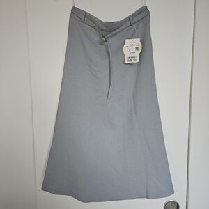 Japanese Silver A-Line Skirt